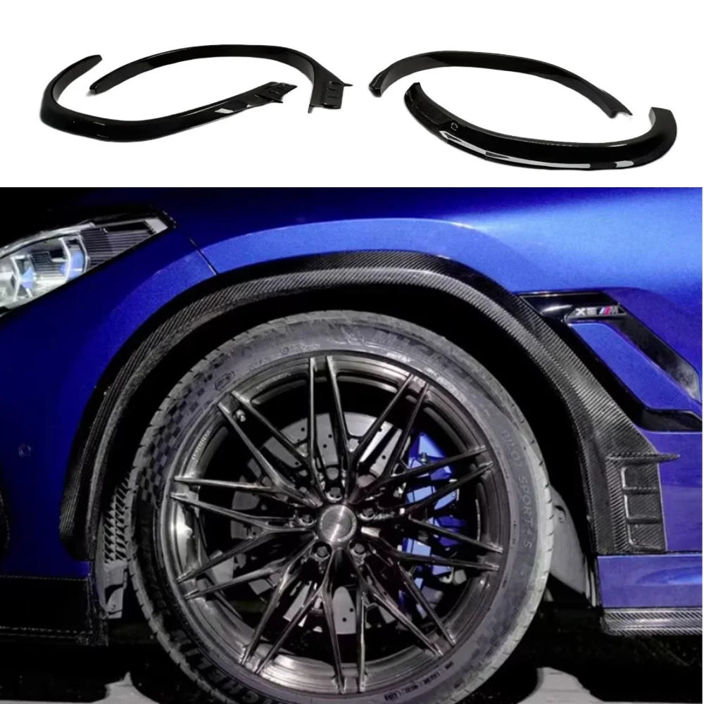 

Dry Carbon Fiber A-style Wheel Decoration Four Piece Body Kit for X6M F96 Body Parts