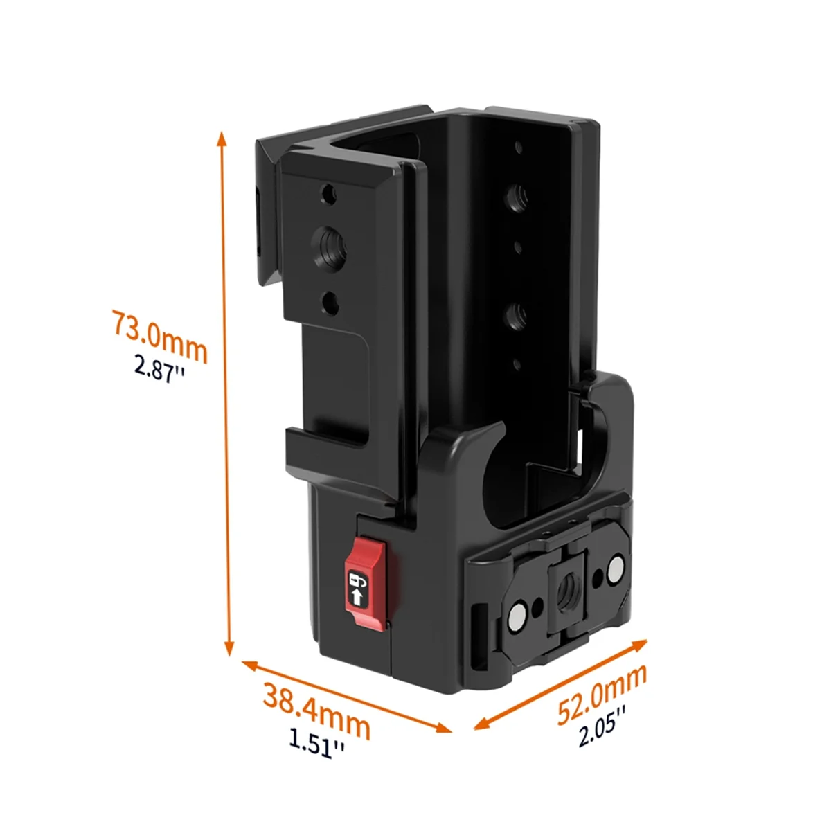 

ABJL для DJI OSMO POCKET 3, защитная рамка, алюминиевый удлинительный адаптер, быстросъемный корпус для крепления на холодный башмак, аксессуары для корпуса