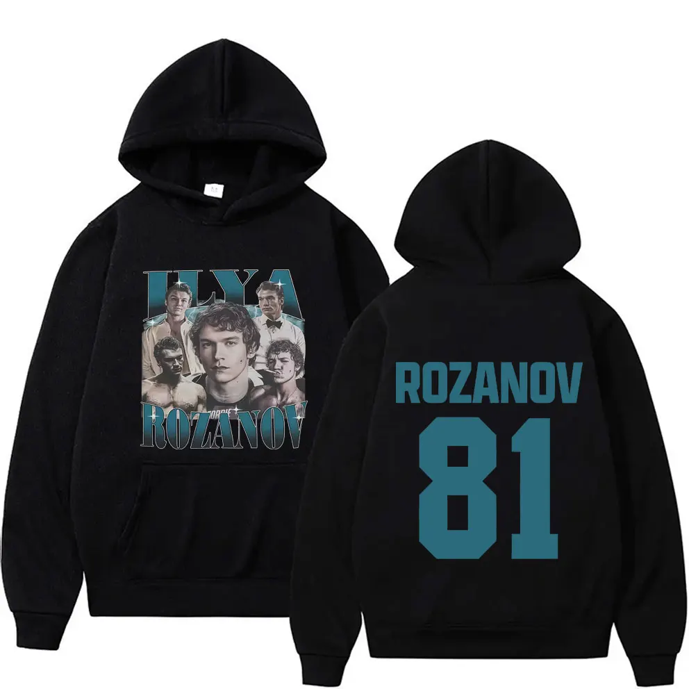 

Heated Rivalry Ilya Rozanov Hollanov 81 Graphic Hoodie Men's Women Casual Oversized Streetwear Unisex Vintage Pullover Hoodies