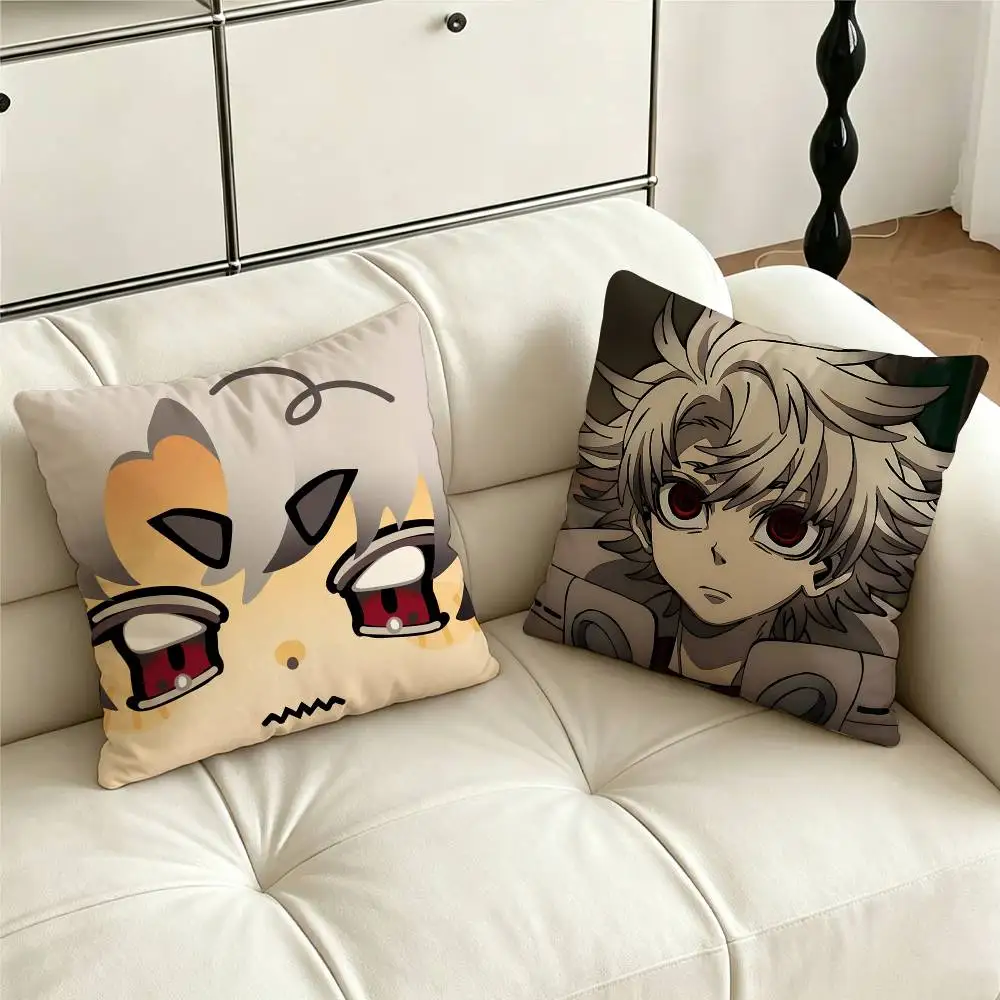Anime G-Gachiakuta Rudo Pillow Case for Sofa Living Room Home office Decor Protective Cover