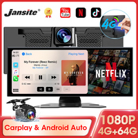 11.26 inch Dash Cam 4G+WIFI Android 14 8Core 4G+64G Carplay Android Auto Car DVR 1080P Recording Support Youtube Netflix
