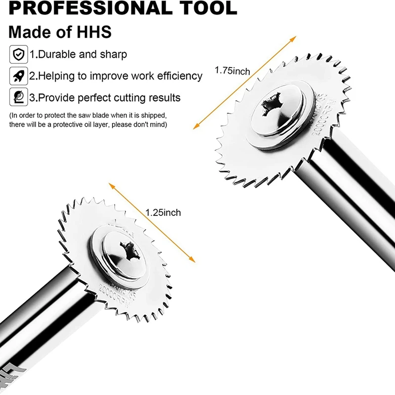 Pipe Inner Cutting Machine With 1/4Inch Hex Shank, Plumbing Inside Cutter Internal Pipe Cutter 32MM & 44MM, With Wire Saw