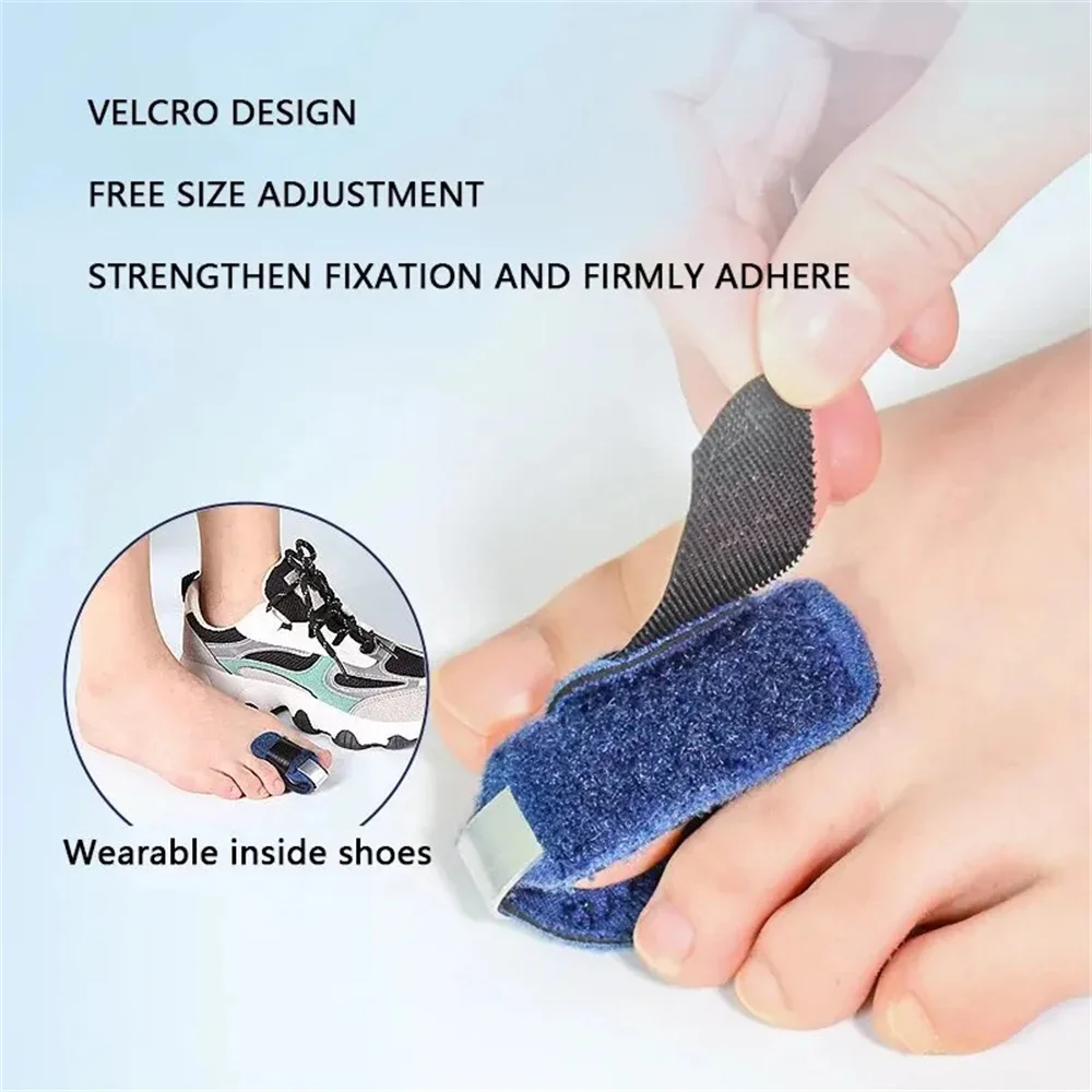 1 pz punta stecca punta raddrizzatore per Hammer Toe Brace Hammertoe stecca Toe Wrap Toe Covers supporto punta rotta