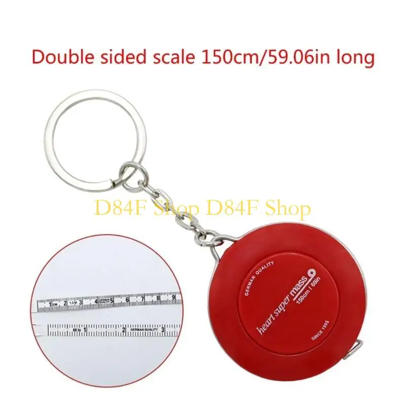 

D84F 60inch Soft Tape Measure Double Scale Body Sewings Flexible Ruler for Weight Loss