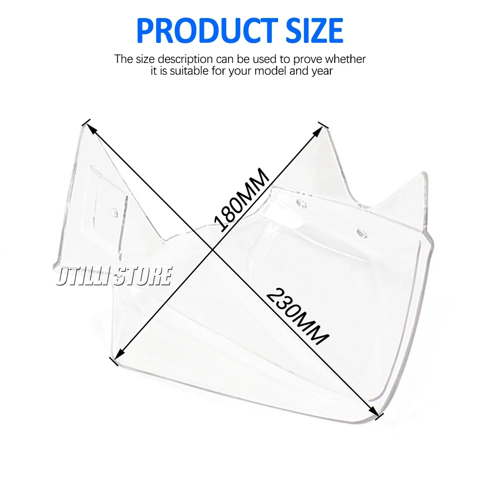 New Side Windshield Windscreen Wind Deflector For Honda forza 250 FORZA 300 Forza 350 Handguards Forza 125 Forza125 2019-2024
