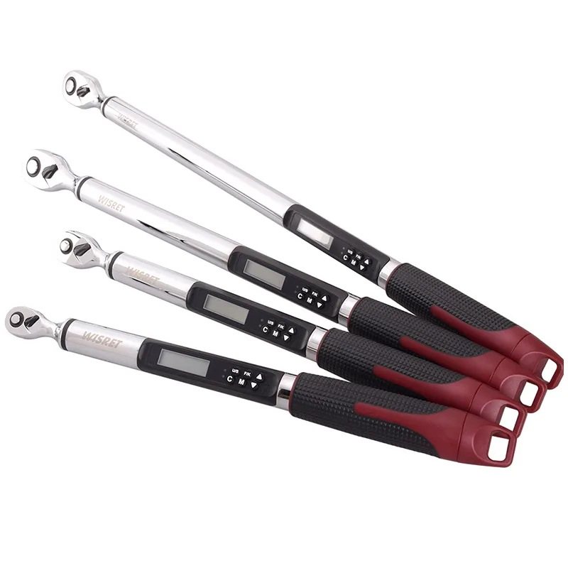 

[Hot Sale] WISRETEC Tool 1/2 High Precision 17-340NM Bike Car Repair Ratchet Spanner Adjustable Drive Digital Display Torque Wre