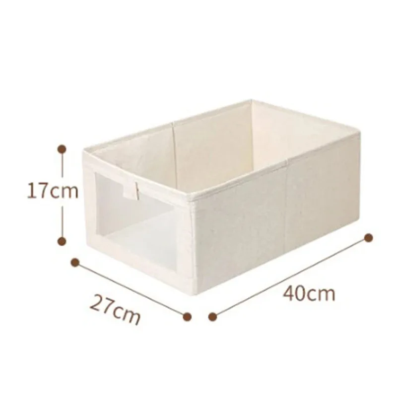 1/2pcs large capacity wardrobe storage box, underwear storage tool, drawer style storage box for household yachts