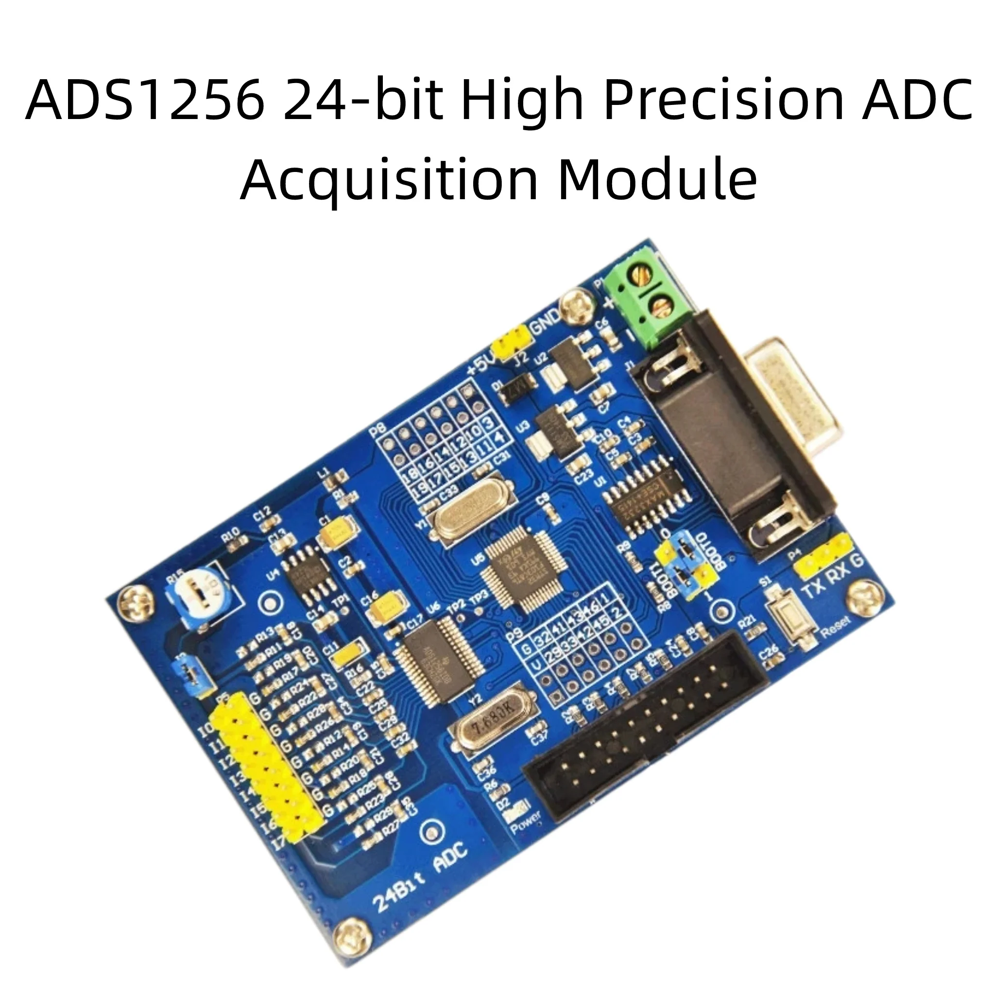 ADS1256 24-bit High Precision ADC Data Acquisition Module STM32F103C8T6 AD Converter Board