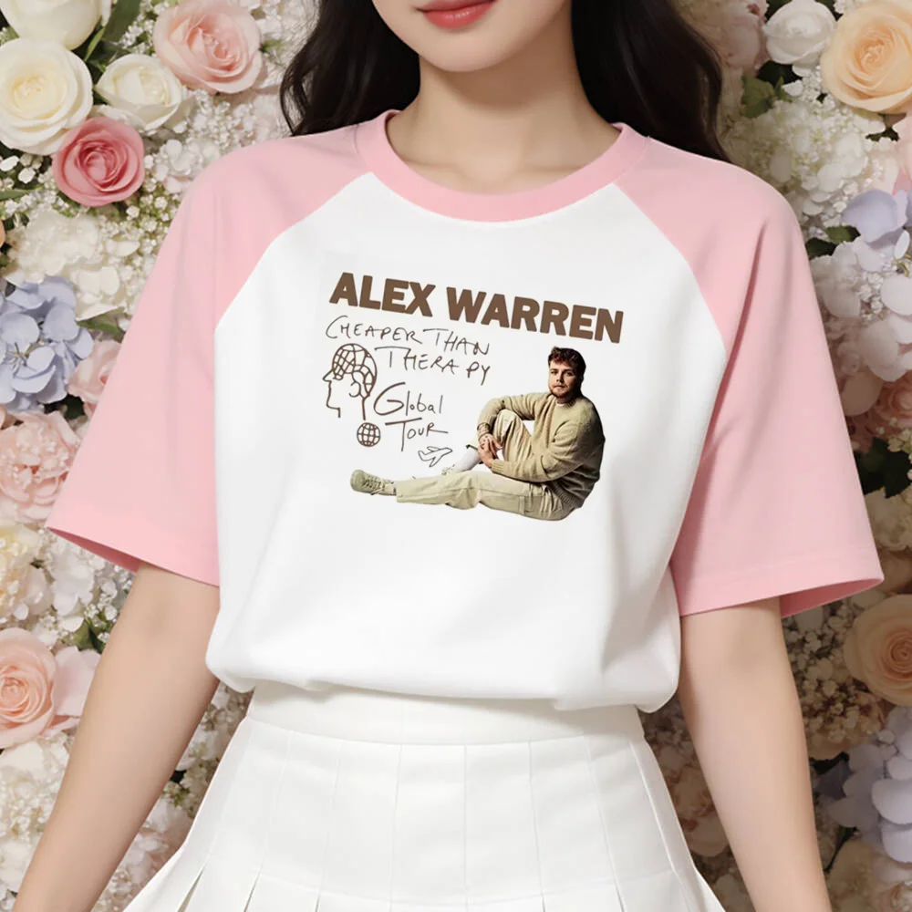 Alex Warren tshirt teen Y2k anime Pastel aesthetic tshirt kawaii Pop Culture University harajuku 2000s