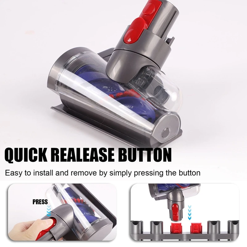 Motorized Tool Brush Head For Dyson V7 V8 V10 V11 V15 Vacuum Cleaner Mite Removal Suction Head Parts For Sofas, Beds