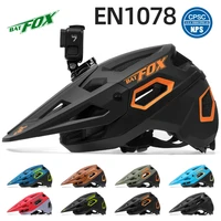 BATFOX Casco de Ciclismo de Carretera MTB Casco de Bicicleta Gorra de Seguridad Equipos Deportivos Hombres Mujeres Cascos de Bicicleta MTB Moldados Integralmente
