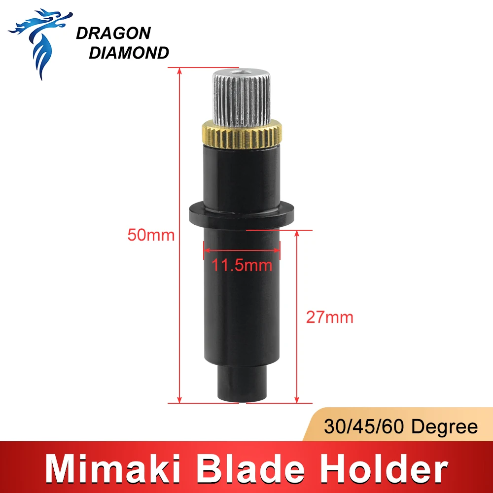 Imagem -02 - Mimaki Corte Plotter Lâminas Mimaki Vinil Cortador Suporte da Lâmina para Cjv30 Cjv150 Cg60 Cg130 30 Graus 45 Graus 60 Graus 1pc