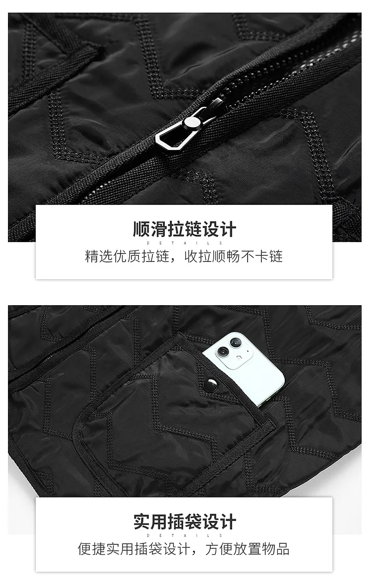 Customizable Smart USB Heated Vest - 8-Zone Dual-Control Thermostatic Heating for All-Weather Warmth