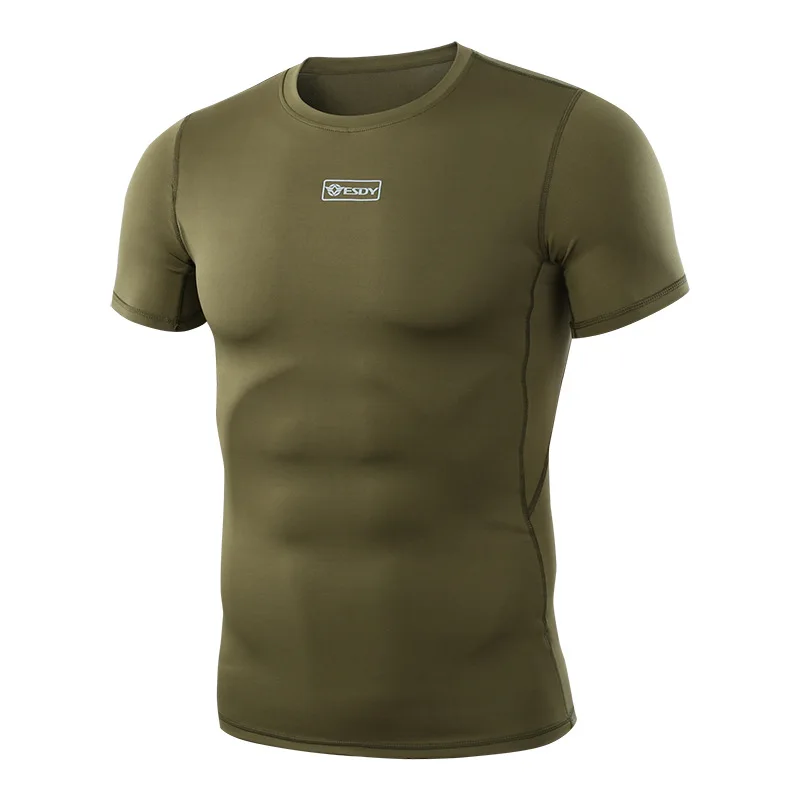 Männer taktische Tarnung Multi cam T-Shirt schnell trocknende militärische Kampf Armee Camo Kurzarm T-Shirt Jagd kleidung