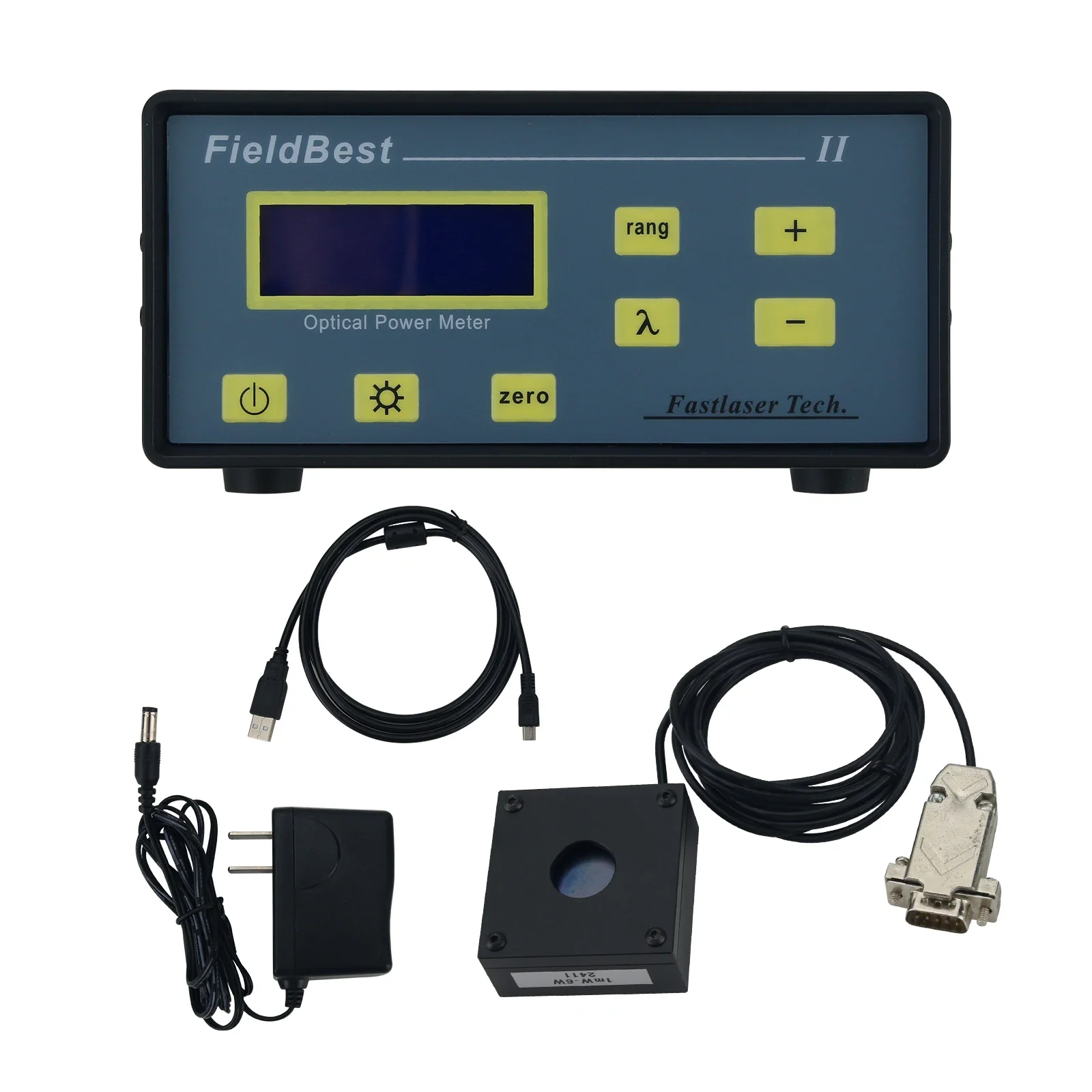 FieldBest 6W Optical Power Meter Laser Power Meter W/ 1mW Measurement Accuracy High Damage Threshold