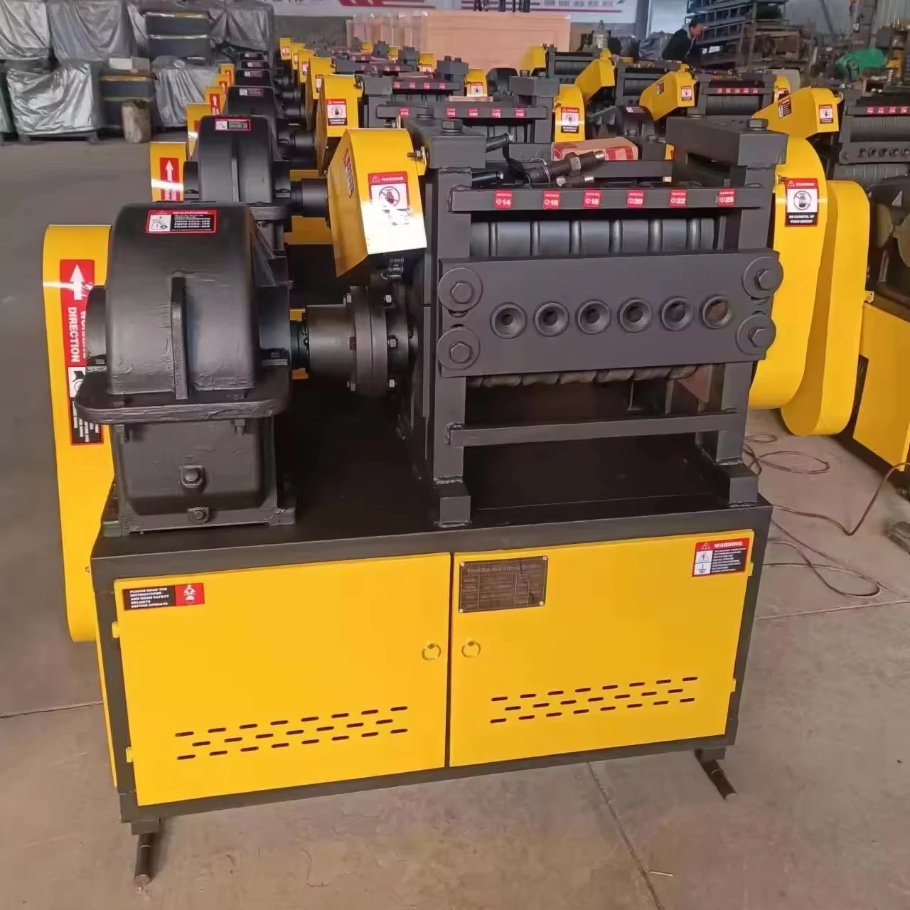 18mm Deformed Steel Bar Straightening Machine with Motor Wasted Rebar Straighter