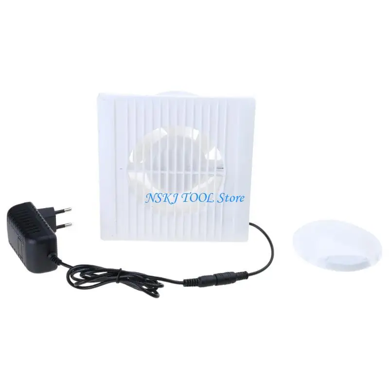 

L8RC Inline Pipe Duct Fan Bathroom Kitchen Ventilation Toilet Electric Window Wall