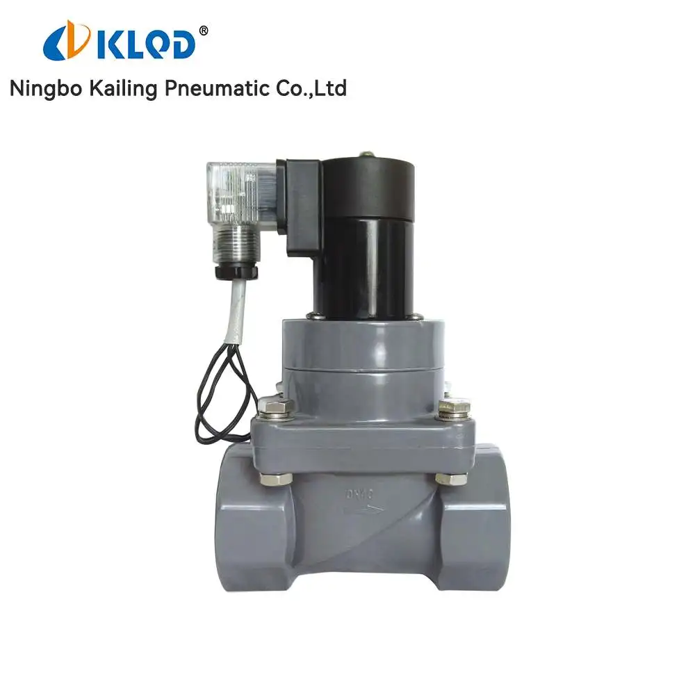 

PVC Material CPVC UPVC Acid and Alkali Resistant Solenoid Valve Corrosive Solenoid Valve Seawater Flange Solenoid Valve