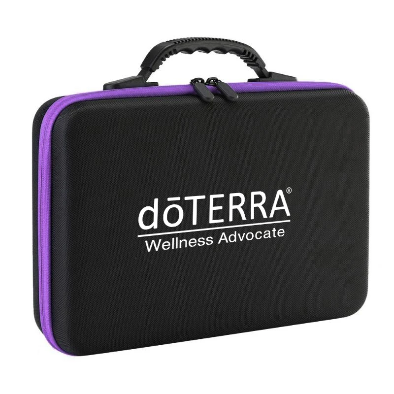 Essential Oil Storage Case for DoTERRA 60 Slots 10ML 15ML Essential Oil Storage Organizer Bags for Roller Bottles Ziplock Travel