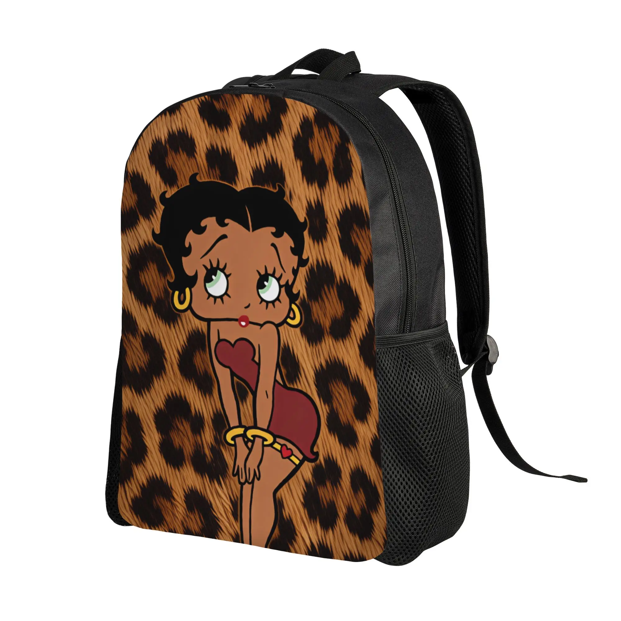 B-Betty Boops Backpack  Elegant Backpacks Boy Daily Print High School Bags Design Rucksack