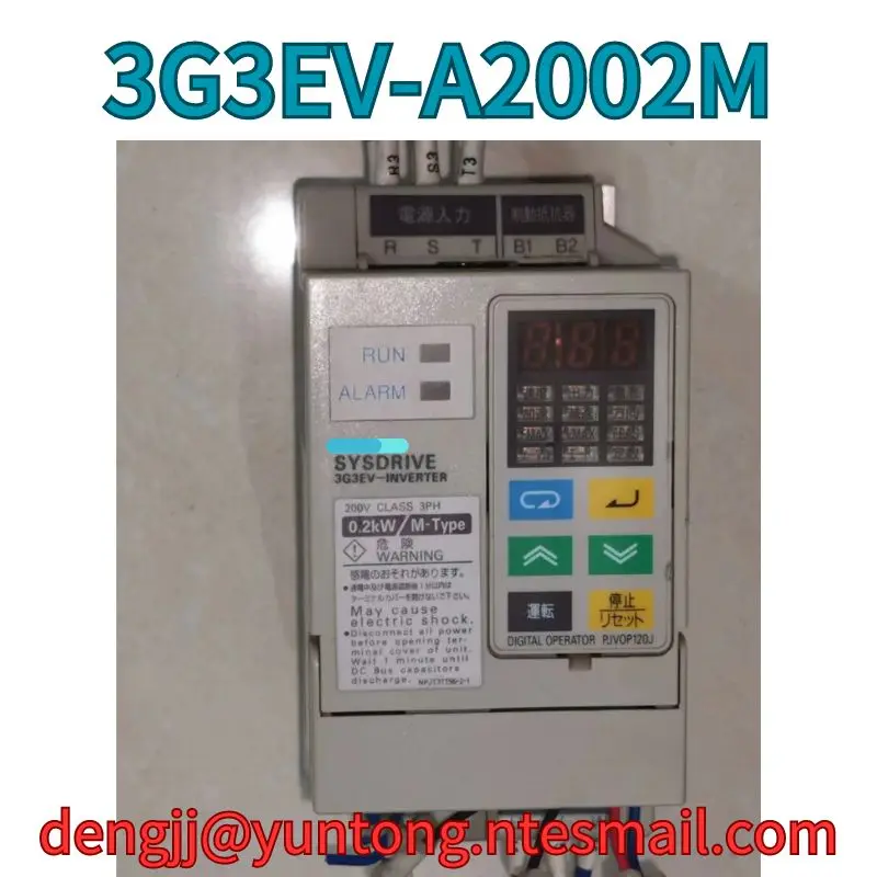 Used 3G3EV-A2002M frequency converter 0.2kw test OK Fast Shipping