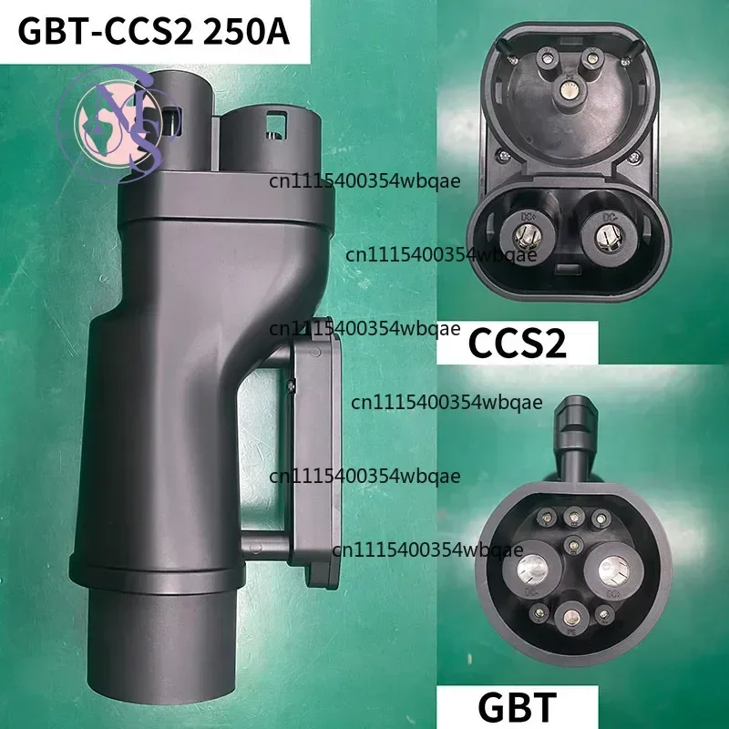 ZOCI-FOR-250A GBT To CCS2 DC EV Fast Charging Adapter Combo 2 Connector