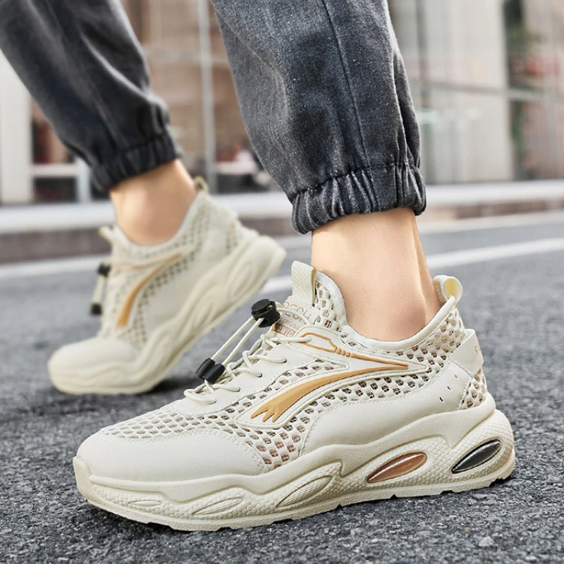 

Модные мужские кроссовки, легкие кроссовки, лето 2020, сетчатые кроссовки, дышащая повседневная обувь, удобный мужской теннис