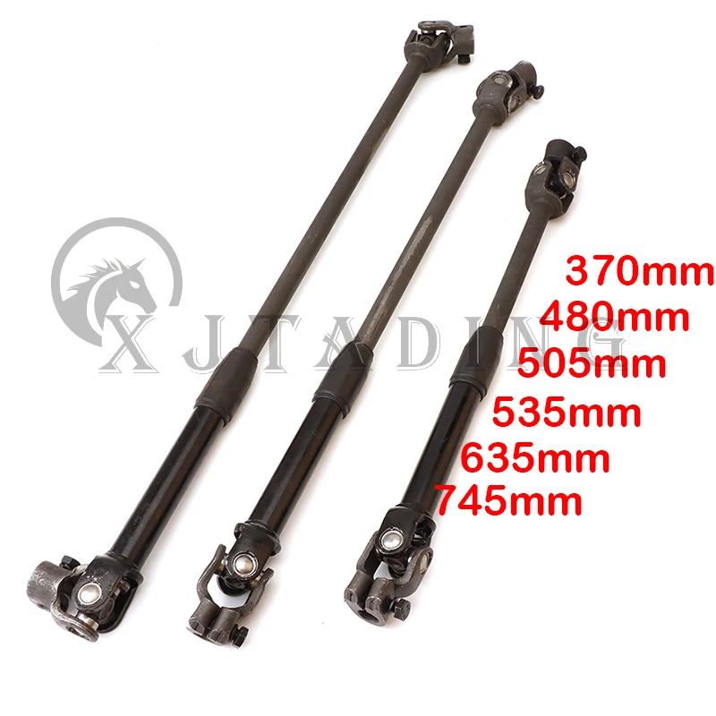 370mm/480mm/505mm/535mm/635mm 30T regulowana zwrotnica gokart przeguby U pręt wału dla 200CC 250CC ATV części UTV