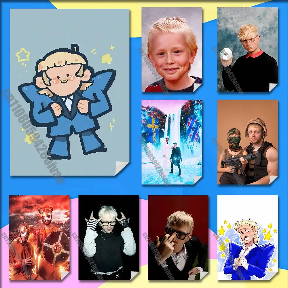 

J-Joost Klein 7 Unity 1983 Dakloos Albino Poster Wall Sticker For Bedroom 30x40cm Self-adhesive Decoration Fans Playbill Cover