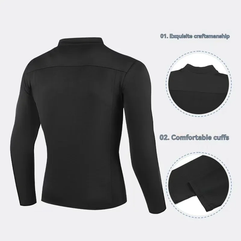 Sports long sleeve fitness clothes autumn and winter morning running, men and women sports students running training clothes