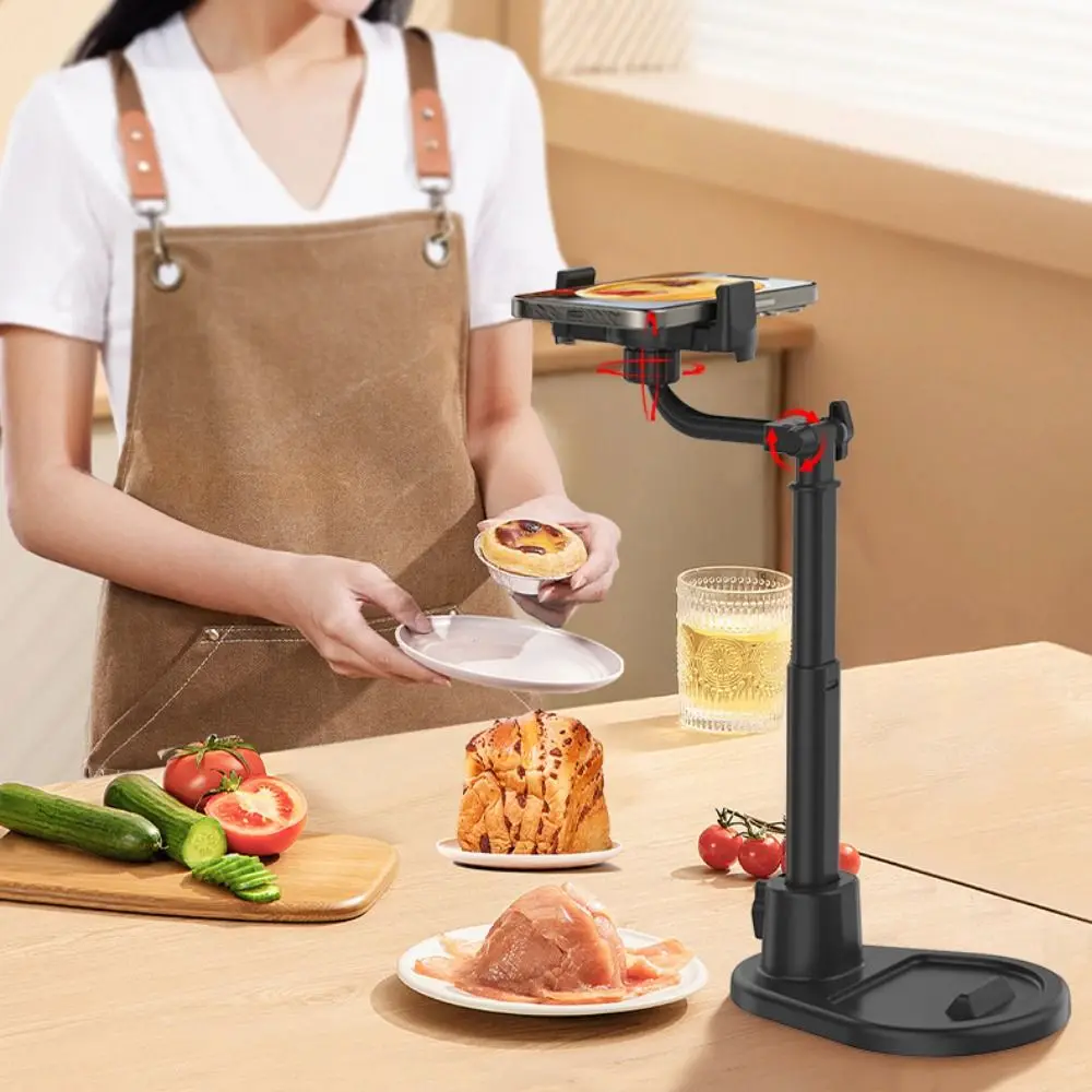 Multifunctional Universal Desktop Phone Holder Telescopic Stable Base Phone Stand Portable Dual Card Slot Tablet Holder Office