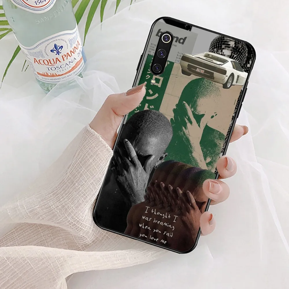 F-Frank Singer Ocean Blonde Phone Case For Xiaomi Mi 5X 8 9 10 11 12 lite pro 10T PocoX3pro PocoM3 Note 10 pro lite