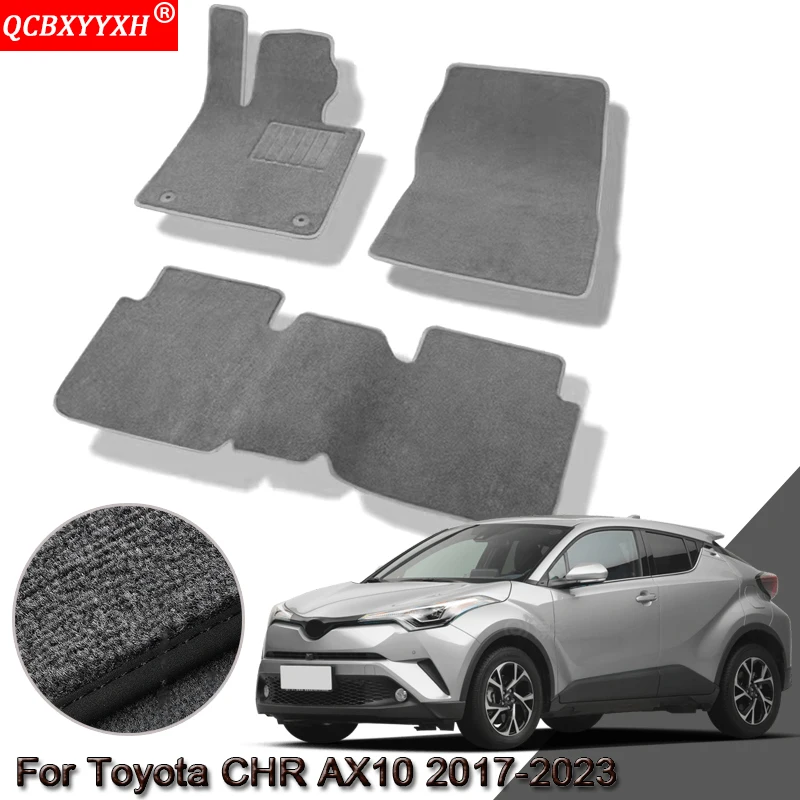 

Custom Car Floor Mats For Toyota CHR AX10 2017-2023 Waterproof Non-Slip Floor Mats Internal Protection Carpets Rugs Accessory