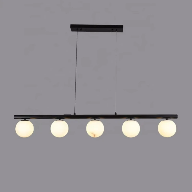 

Nordic modern dining room long alabaster lamp table lamp living room Spanish marble designer office