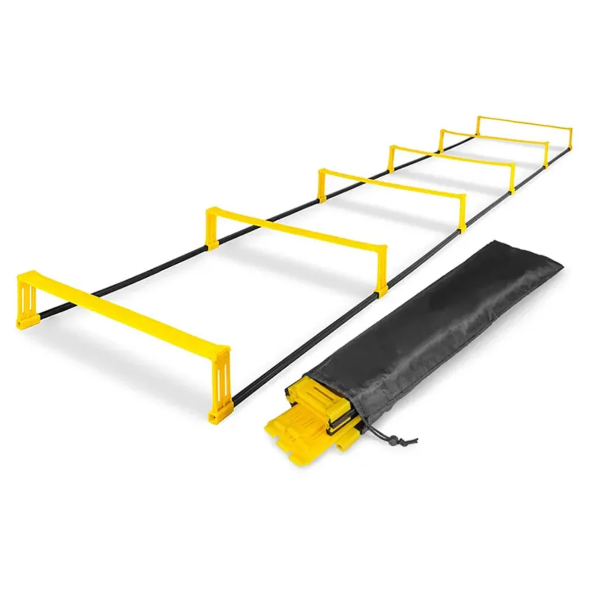 

6/8/10/12 Rungs 2 in 1 Agility Ladder for Speed Agility Hurdle Durable Adjustable Flat Customized Agility Ladder
