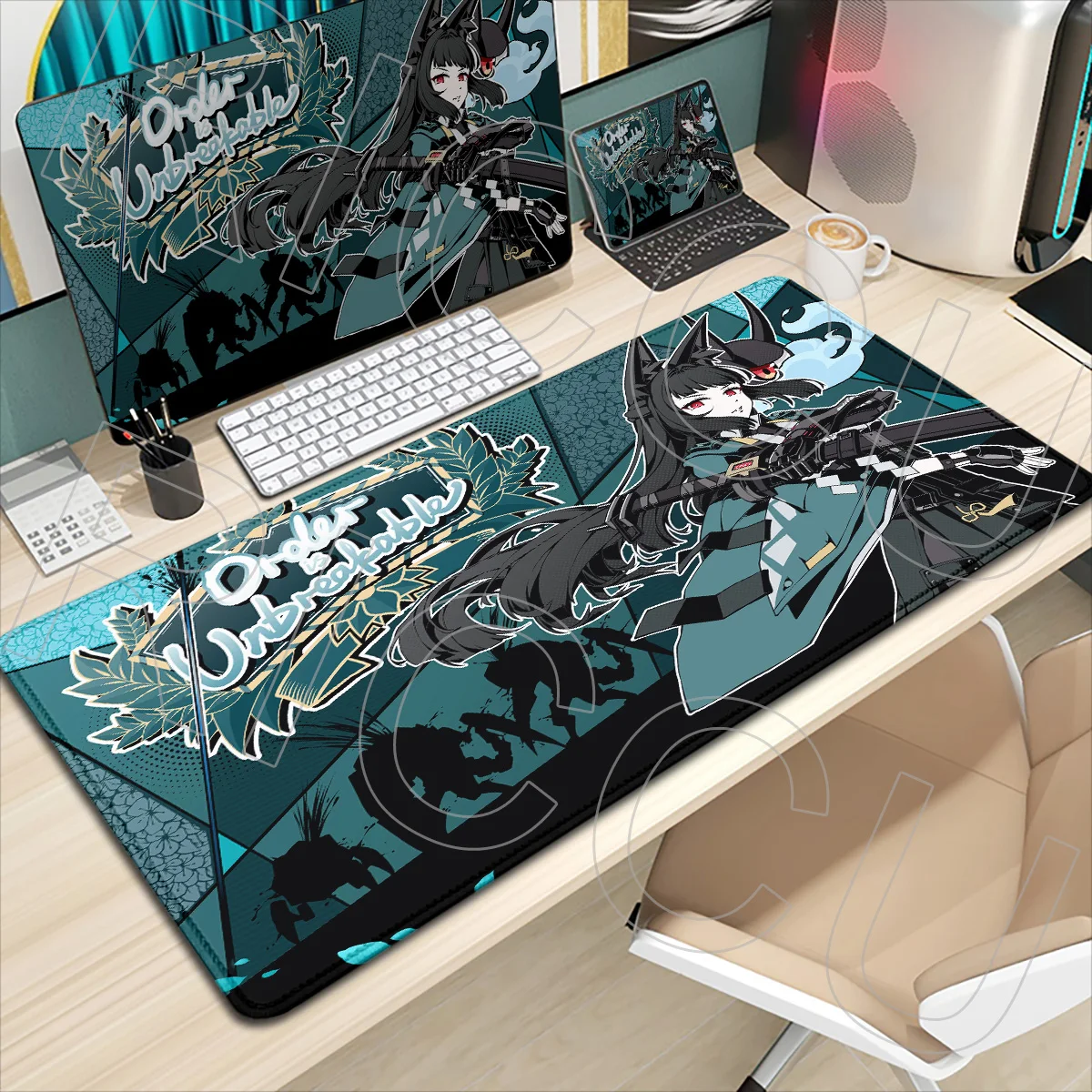 

Новый коврик для мыши HD Printing Hot Game Zenless Zone Zero, нескользящий коврик для клавиатуры и ноутбука, XXL, с аниме-девушкой, резиновый игровой коврик-ковер