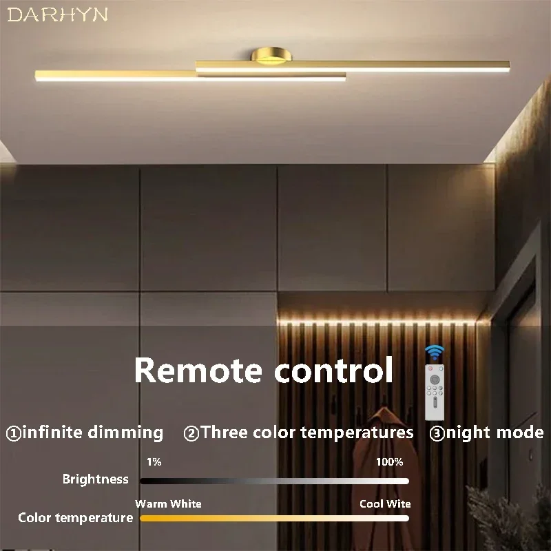 Smart LED Ceiling Light Remote Control 60/80CM Lights Bedroom Living Room Hallway Kitchen Balcony Home Lamp Led Lighting Lustre