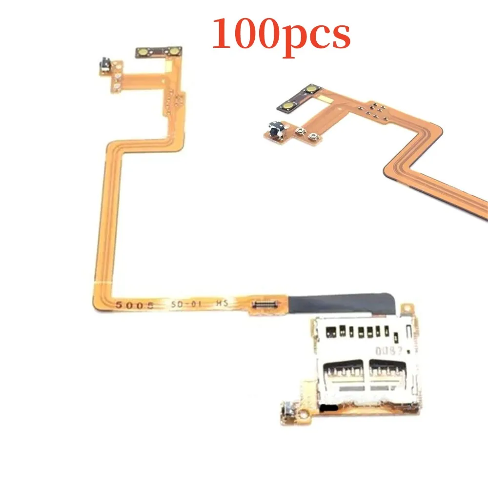 

100pcs SD Card Slot Socket LR Key Ribbon Cable For Ndsi Audio Control Volume Adjustable Function Replacement Repair Parts