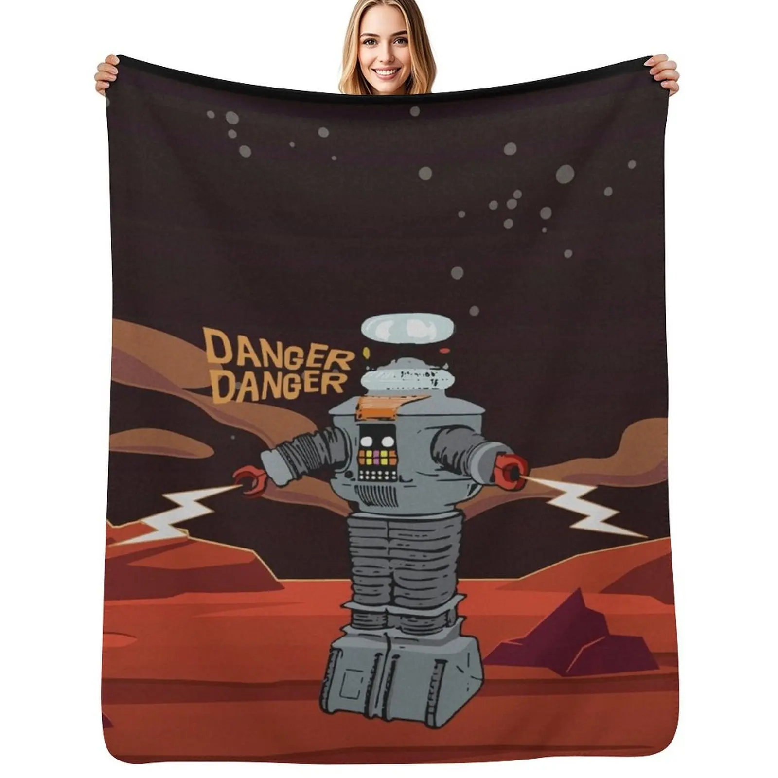 B9 Robot - Lost In Space Throw Blanket Easy Care Comfortable Blanket for Couch