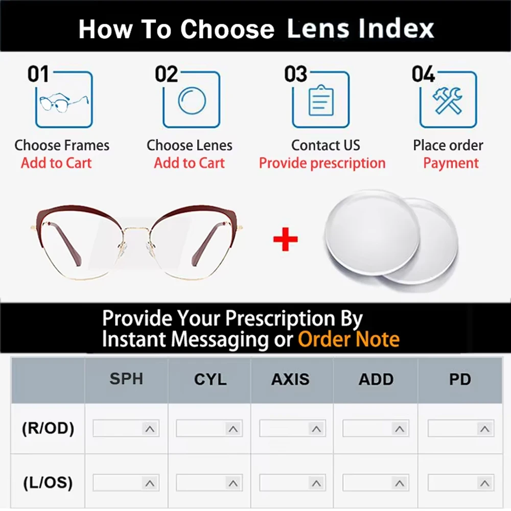 

CATERSIDE Other Orders/product Total Configuration Cost of Prescription Glasses (Lens Configuration Cost and Frame)Link