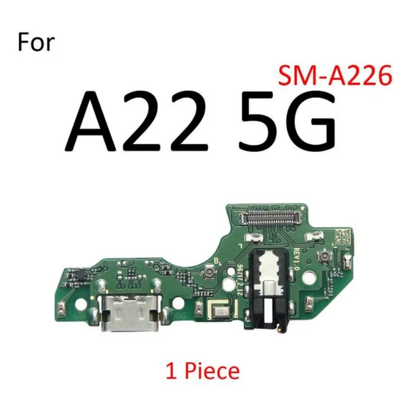 USB Charging Port Connector Board Flex Cable With Microphone Mic For Samsung Galaxy A01 A02 A11 A12 A22 A31 A32 4G 5G  A03S image 2