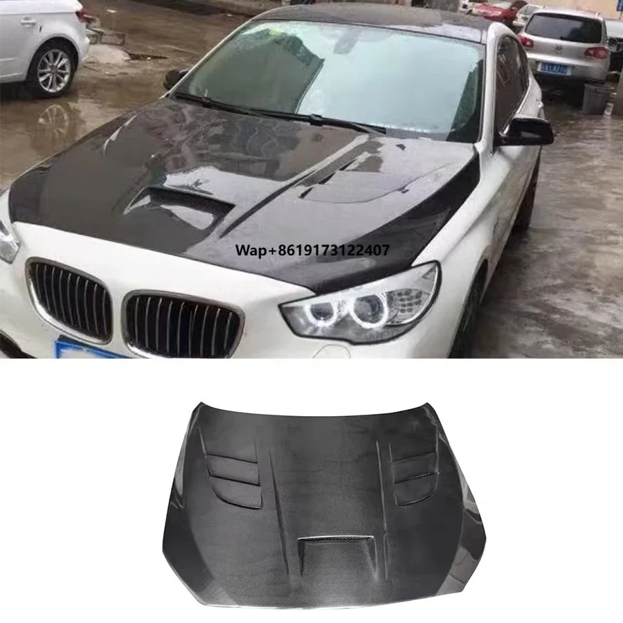 

Carbon Fiber Engine Bonnet Hood for 5 Series F07 GT35 2010-2017 Front Hood Air Vent Bonnet Cover Car Bodykit