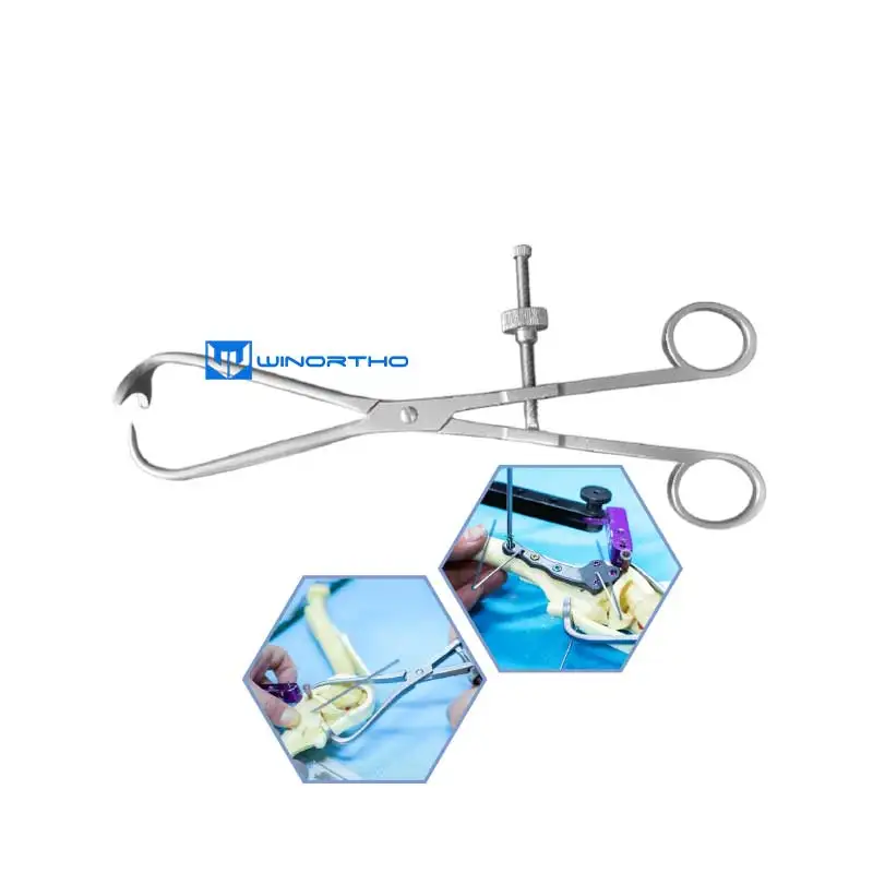 TPLO reduction forceps alps veterinary orthopedic instruments pet animal tools locking screws bone plate surgical prcl bluesao