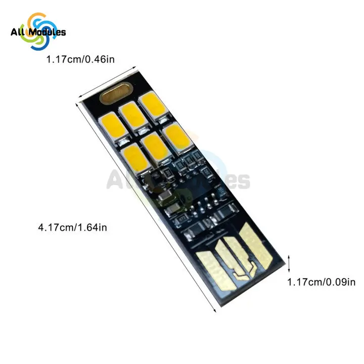 Imagem -03 - Portátil Mini 5730 Usb Led Luz 5v Sensor de Toque Pode Ser Escurecido Luz da Noite para o Banco Potência Computador Portátil Mesa pc Lâmpada Peças Lote