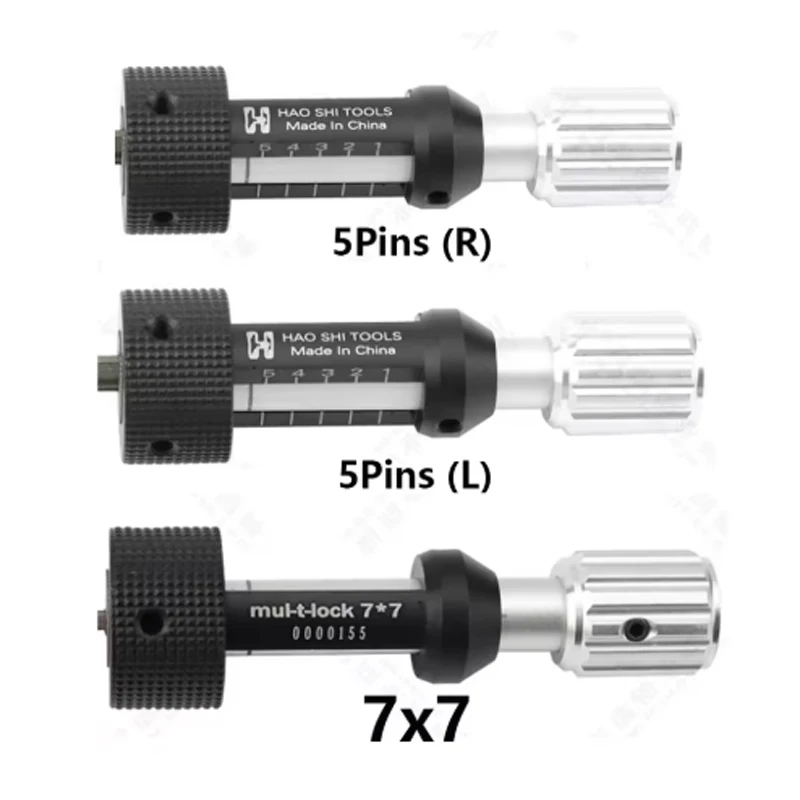 

HAOSHI для Mul-T-Lock 7-контактный (R) MUL-T-LOCK 5 контактов (L) 5 контактов (R) Mul T Lock 7-контактный набор отмычек слесарные инструменты