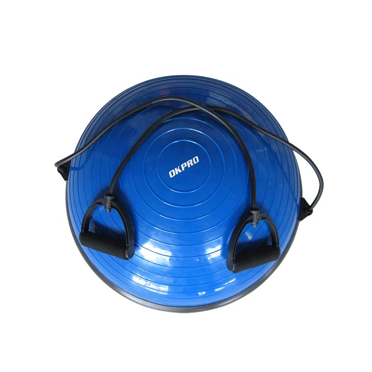 

Gym Fitness Yoga Exercise Training Half Balance Ball With Plastic Base