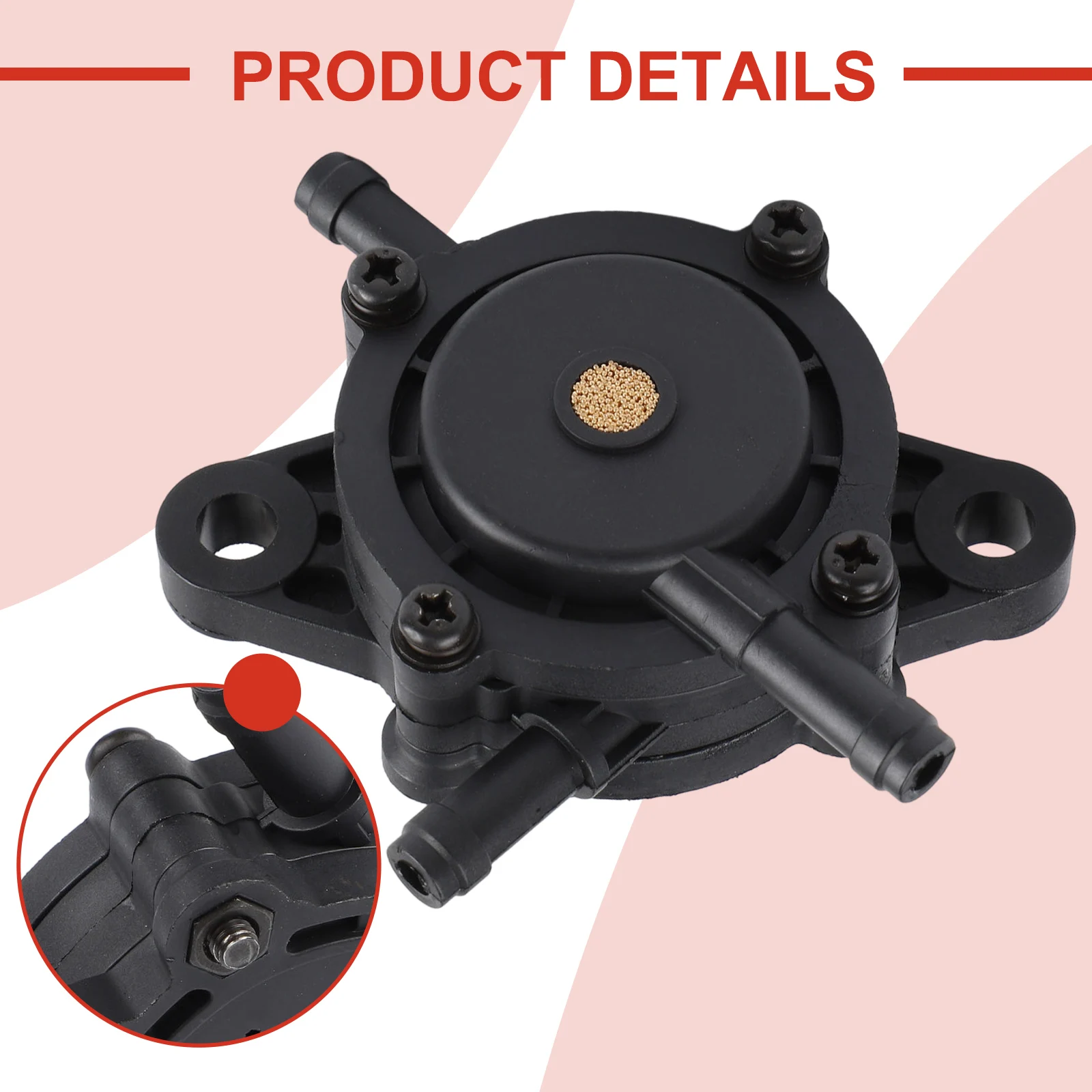 Lawn Mower Parts Plastic Fuel Pump Longevity Efficient Replacement Spare Sturdy Construction For Toro 127-9206