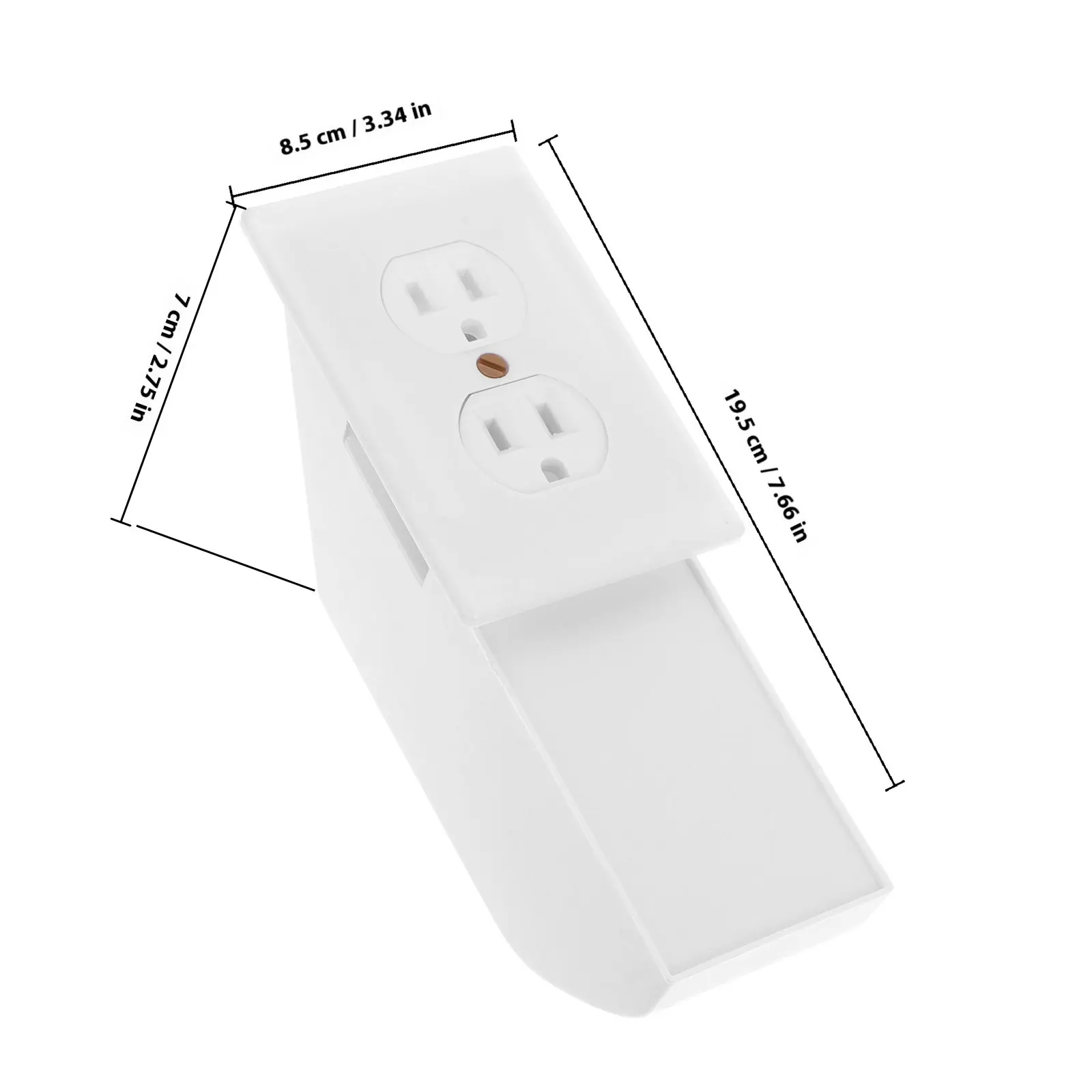 Simulation Socket Key Case Multifunctional Key Lock Box Hidden Wall Outlet Safe Large Capacity Cash Storage Organizer Fake