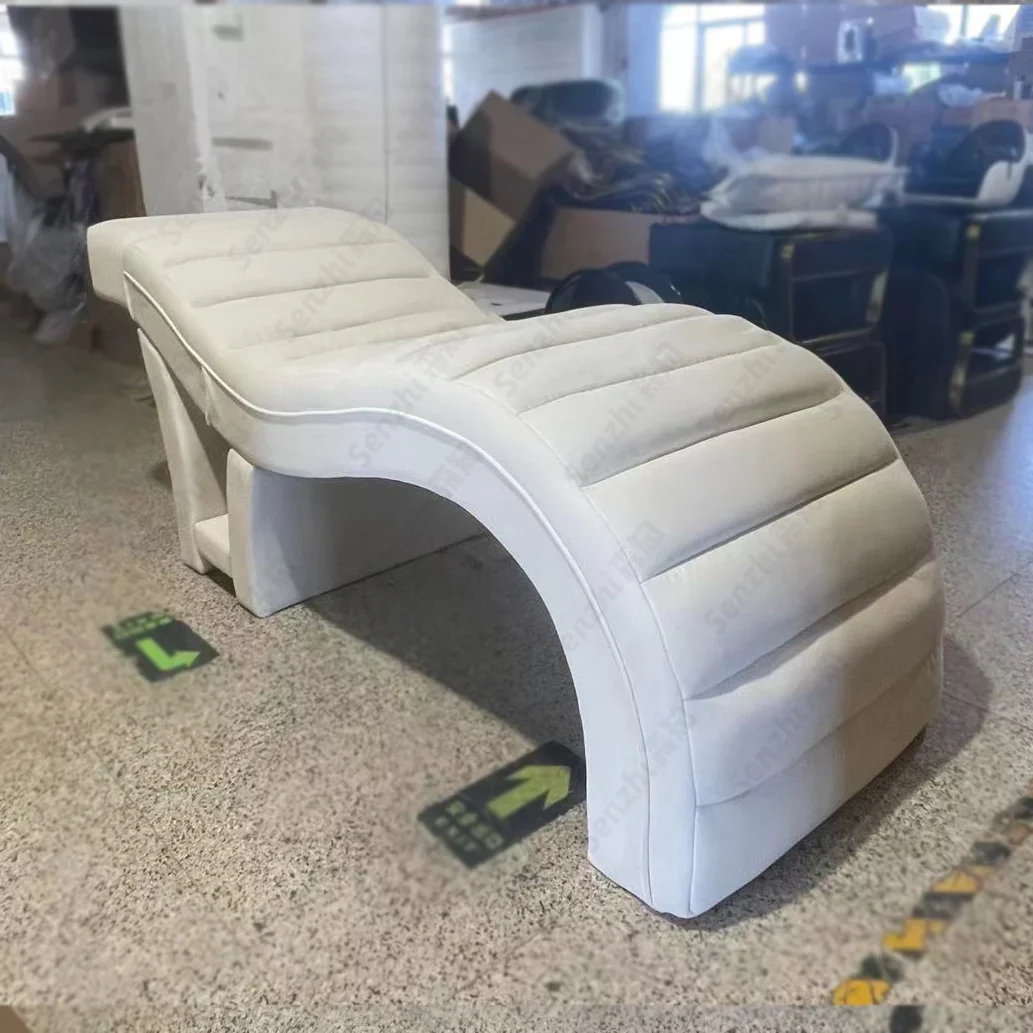 

Modern Salon Furniture Beauty Salon Bed Thai Spa Lash Bed Leather Velvet Beauty Furniture Curved Massage Table Modern