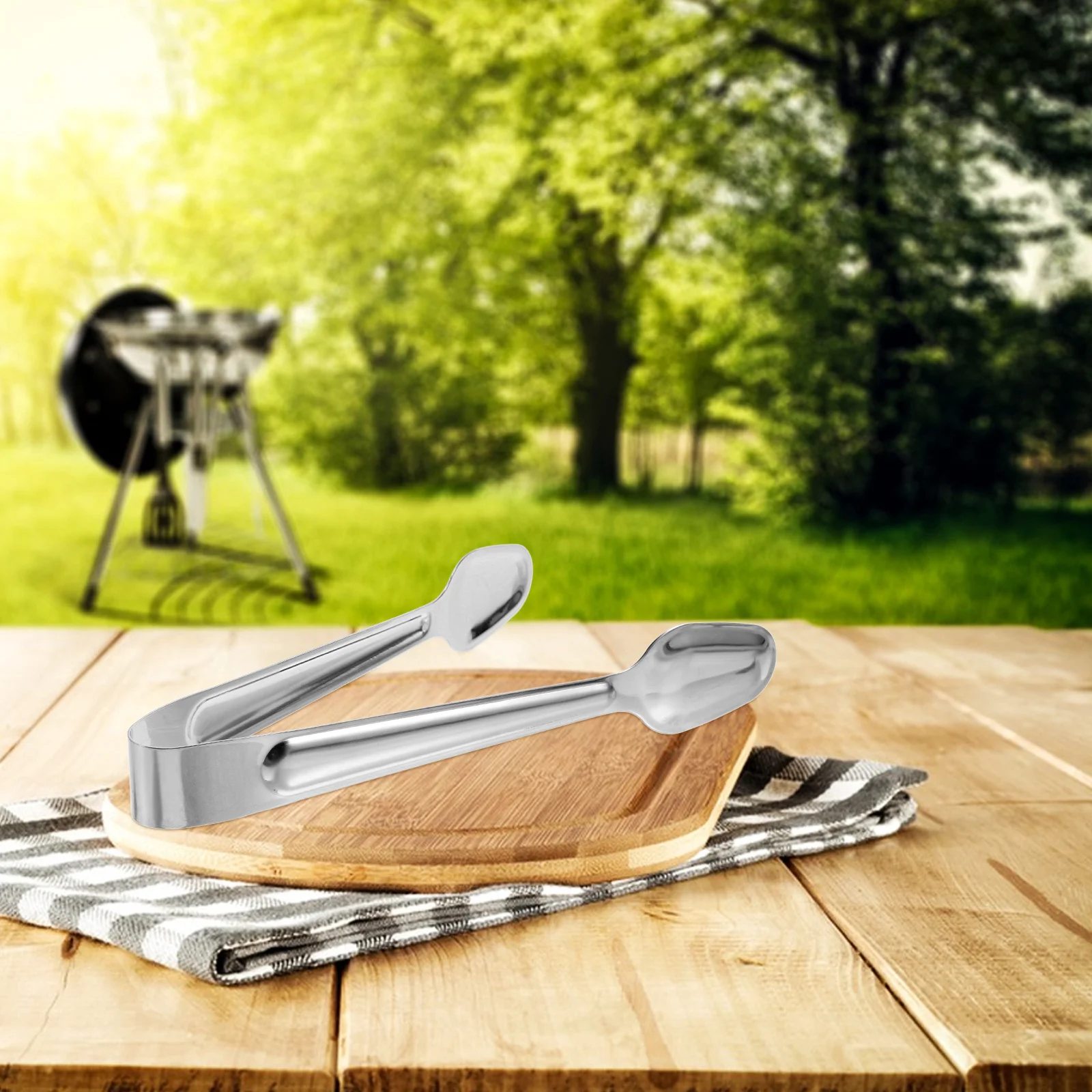 

Multifunctional Stainless Steel Tongs for Grilling Cooking Serving Heavy Duty Bbq Tongs Outdoor Kitchen Buffet Use